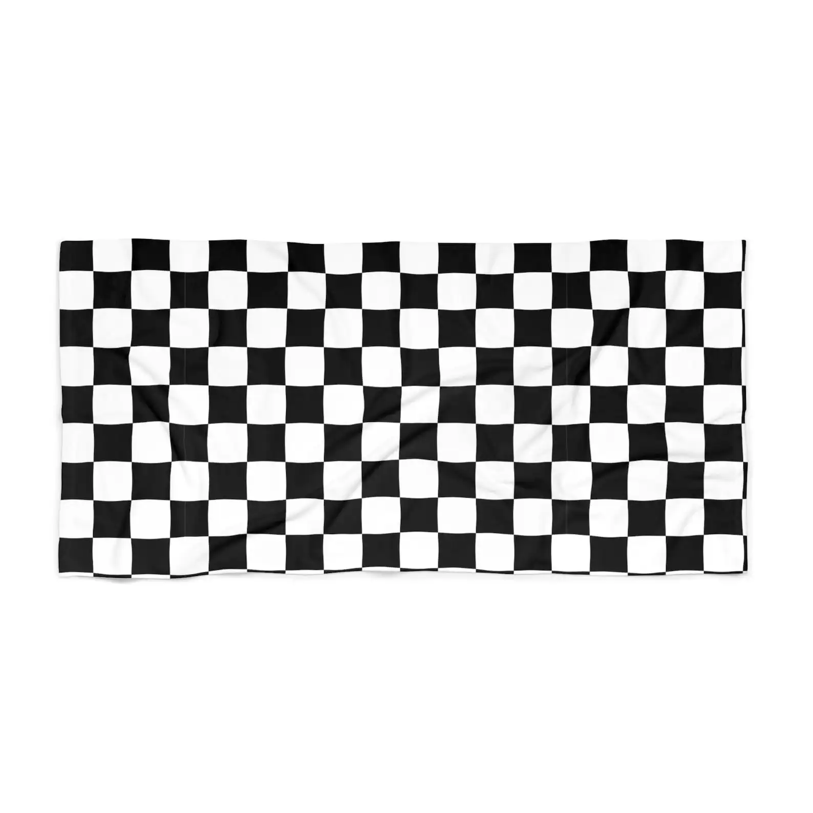 Checkerboard Summer Beach Towel Black and White Checkered Hotel Towels Bathroom For Home Sauna Playa Baby Travel Spa Bath Gym