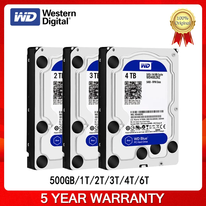 Western Digital WD BLUE 1TB 2TB 4TB 3.5