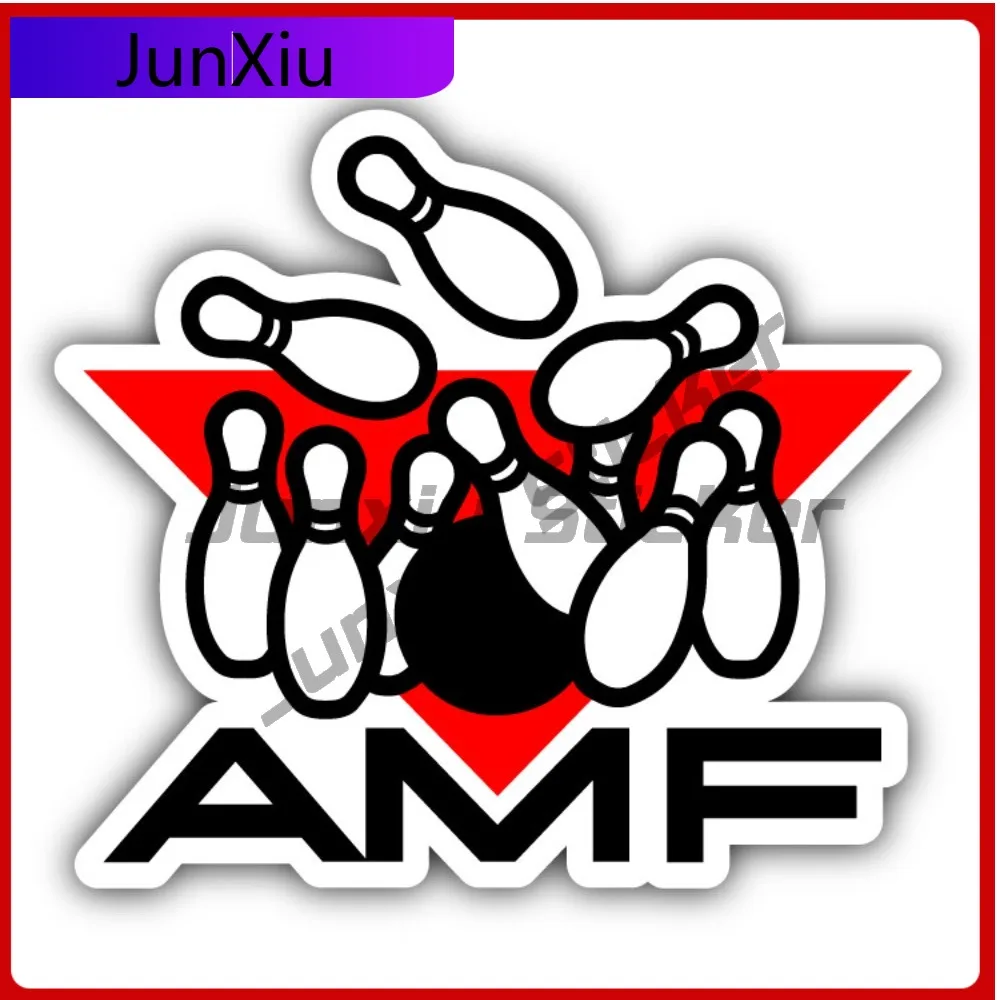 

AMF Bowling Sport New Premium Scratch Resistant Modern Bumper Decal Waterproof Vinyl Car Laptop Window Auto Exterior Gift