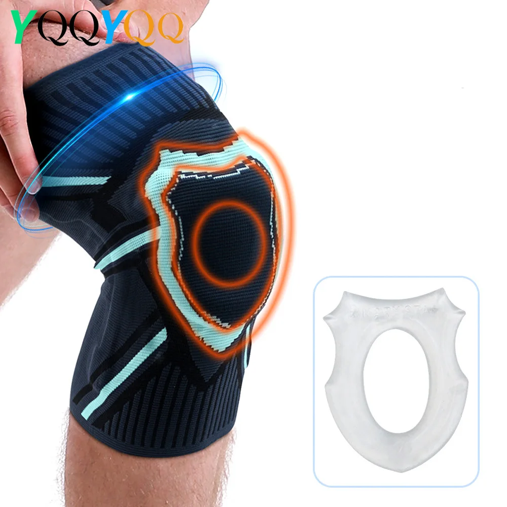 1PCS Knee Brace with Patella Gel Pad & Side Stabilizers for Women Men,Compression Sleeve for Running,Joint Pain & Sports Support