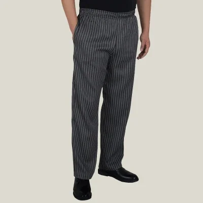 Servizio di ristorazione autunnale e invernale spedizione gratuita pantaloni da cuoco autunnali pantaloni da lavoro pantaloni da cuoco a righe a quadri pantaloni da cuoco unisex