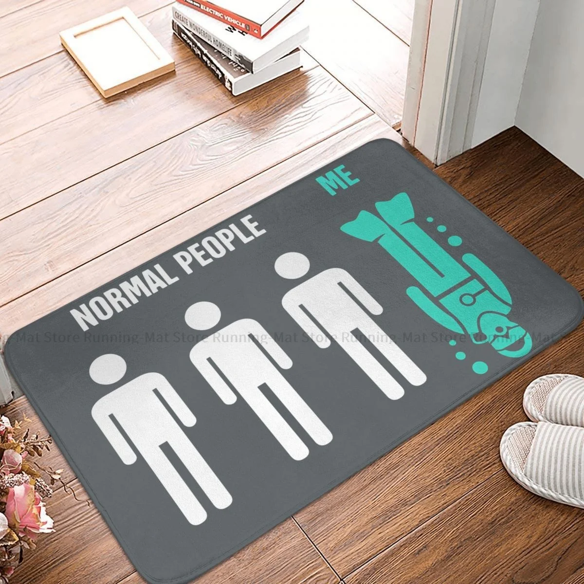 Dive Scuba Diving Non-slip Doormat Normal People Me Funny Living Room Kitchen Mat Outdoor Carpet Indoor Modern Decor