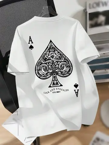 Herren Oversized Casual Kurzarm T-Shirt Für Den SommerRundhals Geometrischer Druck Plus SizeHerren Oversized Casual