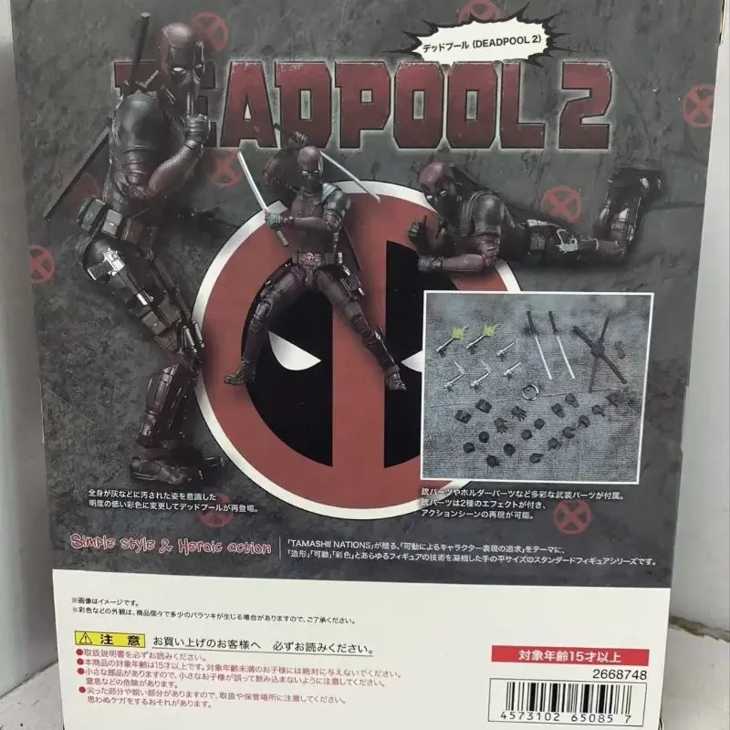 16cm Deadpool 2 SHF Action Figure PVC Superhero Collection Doll Movable Model Toys Joint Movable Dolls Kids Birthday Gift image 3