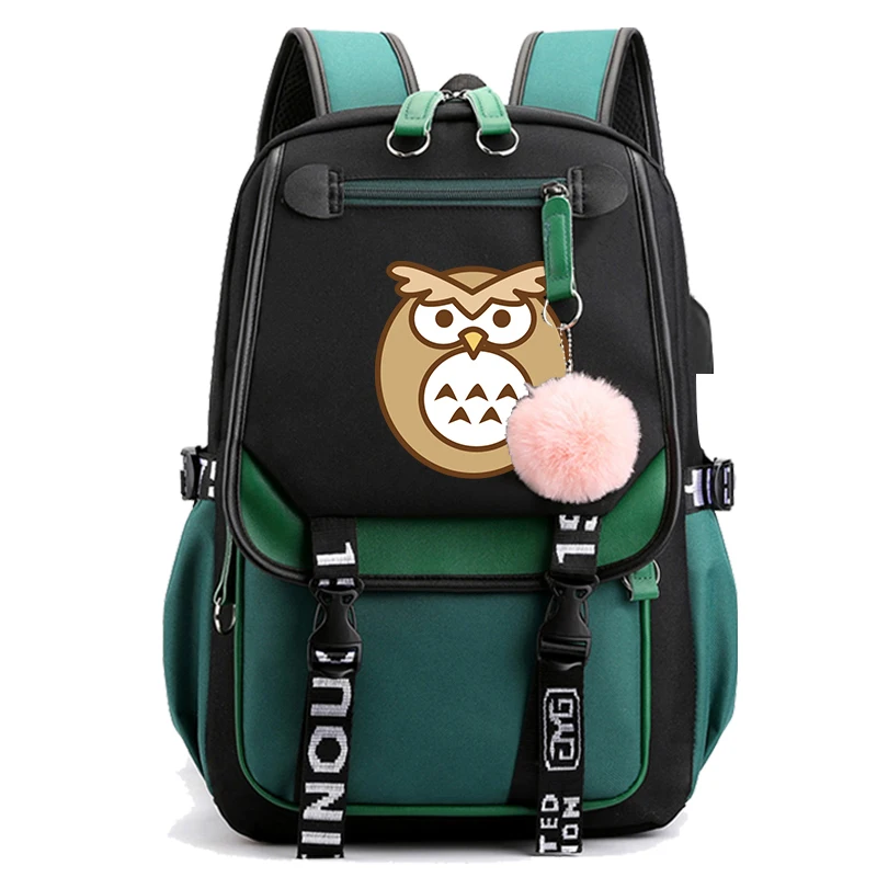 

Cute Animal 26 English Letters Student School Bag Backpack Outdoor Teenage Girl Cartoon Bookbag Laptop Travel Rucksack