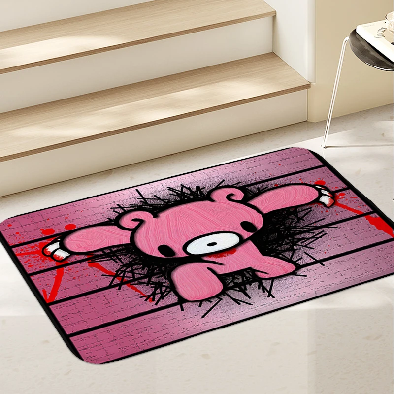 Carpet Living Room G-Gloomys Bear Washable Non-slip Kitchen Bathroom Rug Bedroom Funny Doormat Entrance Door Hallway Foot Mat