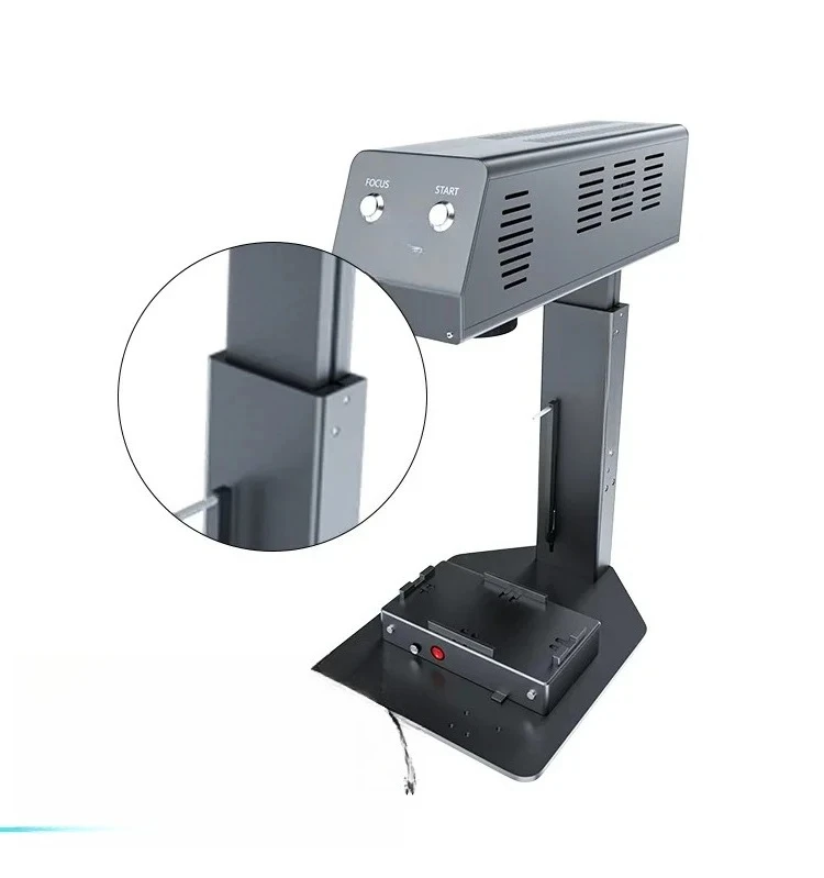 

Small Fiber-free Laser Marking and Logo Engraving Machine 6W Metal Plastic Leather Engraver Separator Back Glass Remover