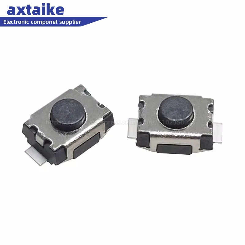 

500PCS 3*4*2.0 2Pin Button Two Foot Feet 2Pin SMD Patch Tact Switch Vertical Push-Button Switch Micro 3X4X2MM SMT SMD
