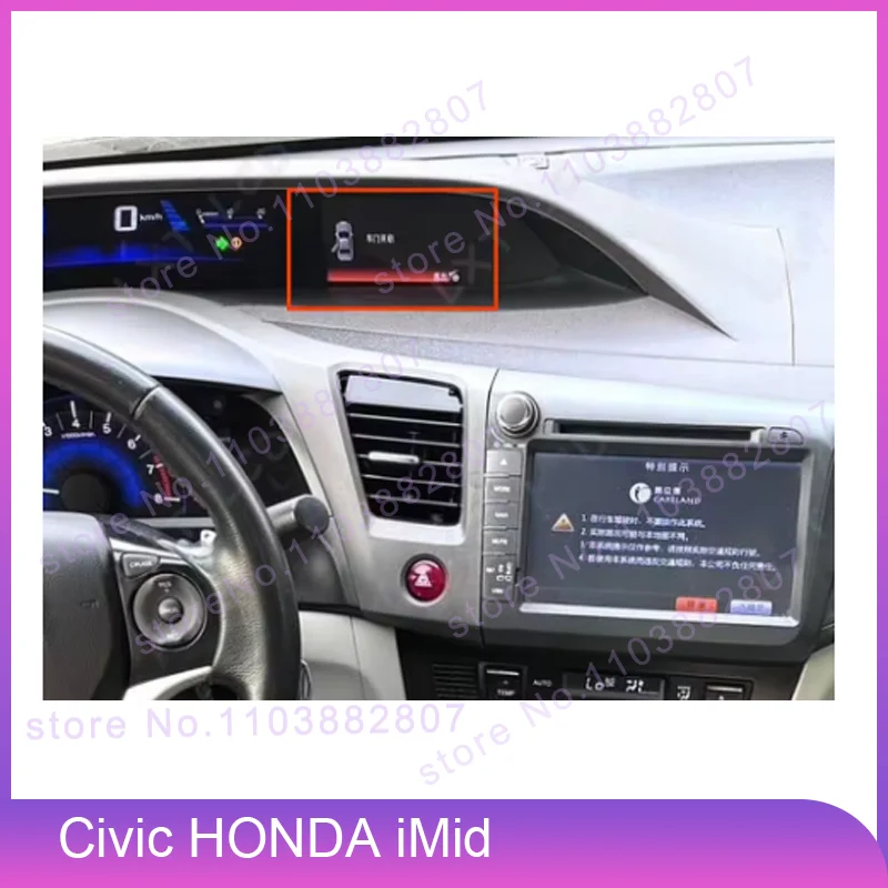 Original 5'' inch LCD Display Car GPS Navigation For 2012 2013 9th Gen Civic HONDA iMid LCD Display 78260-TR0 LCD Panel