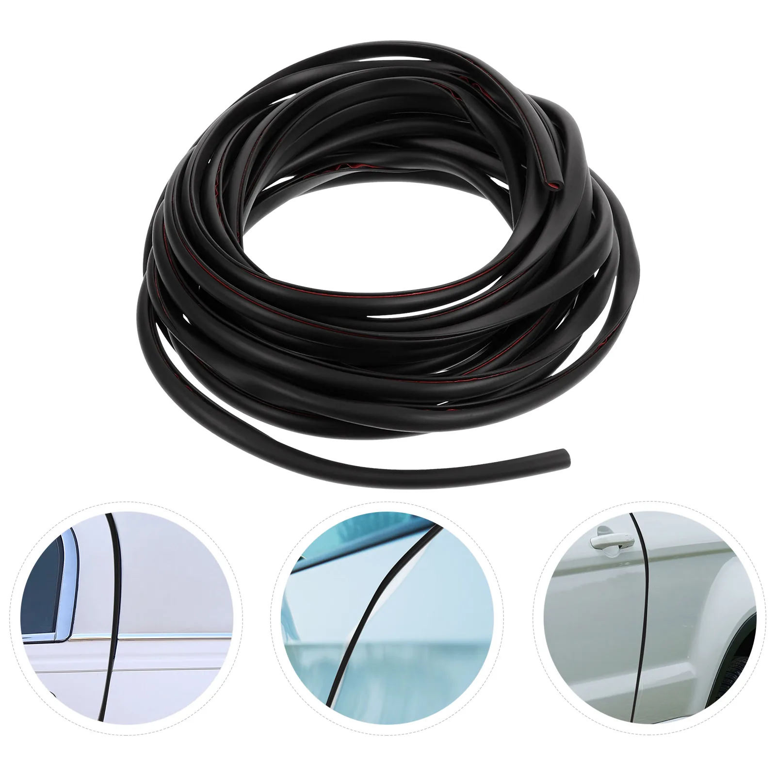 

Multi-Functional Car Guard Strip Protector Durable Wear Resistant Auto Sealing Trim Easy Install Adhesive Backed