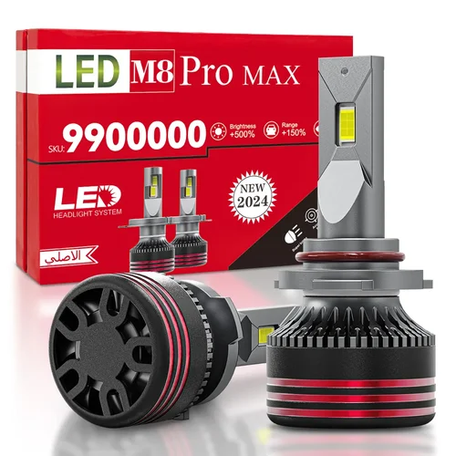 M8 PRO H1 H4 H7 lámparas Led Canbus H8 H9 H11 H16 JP 9012 HIR2 880 bombillas de faros 130W HB3 9005 HB4 9006 luces de coche trabajo estable