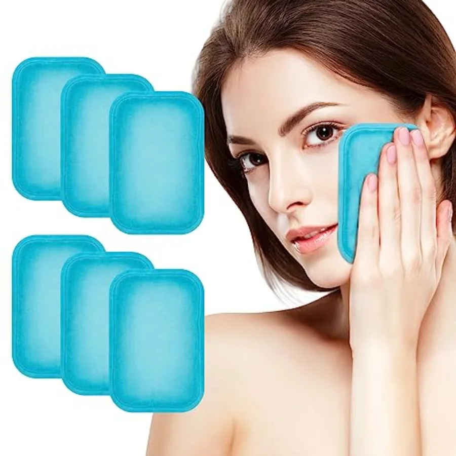 

Reusable Small Ice Packs - Hot and Cold Mini Gel Cold Packs for Injuries, Sinus Relief, Tired Eyes, Headaches, First Aid, Pain