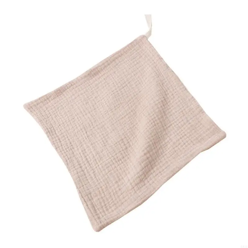 

581F Small Square FaceTowel SalivaTowel Soft Absorbent Baby Newborn Hand Towel