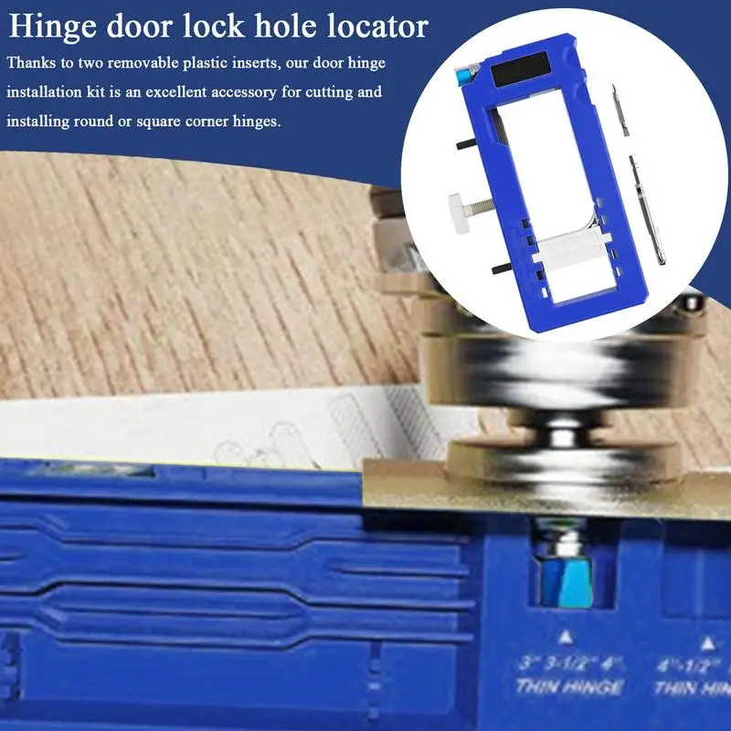 Door Hinge Mortiser Hinge Jig Template Door Latch Installation Kit Chiseling Hinge Mortiser Adjustable Scoring Power Tool For