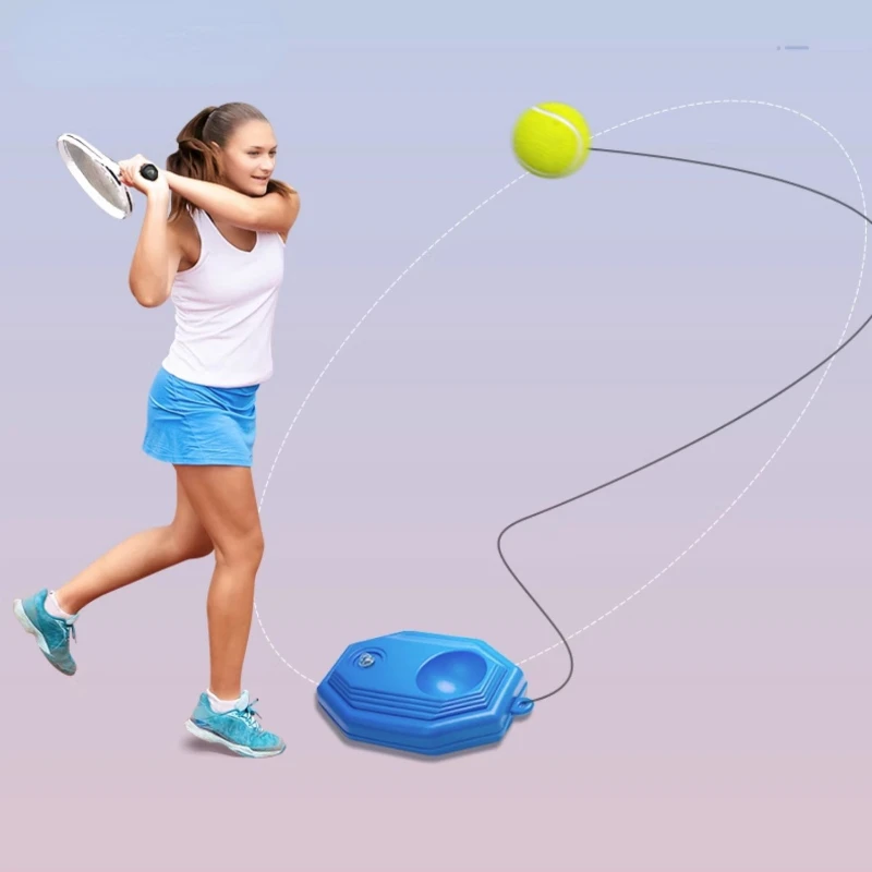 Beginner Tennis Racket for Boys and Girls, Single-Player Rebound Trainer, Self-Training Equipment, Practice Tennis Gear