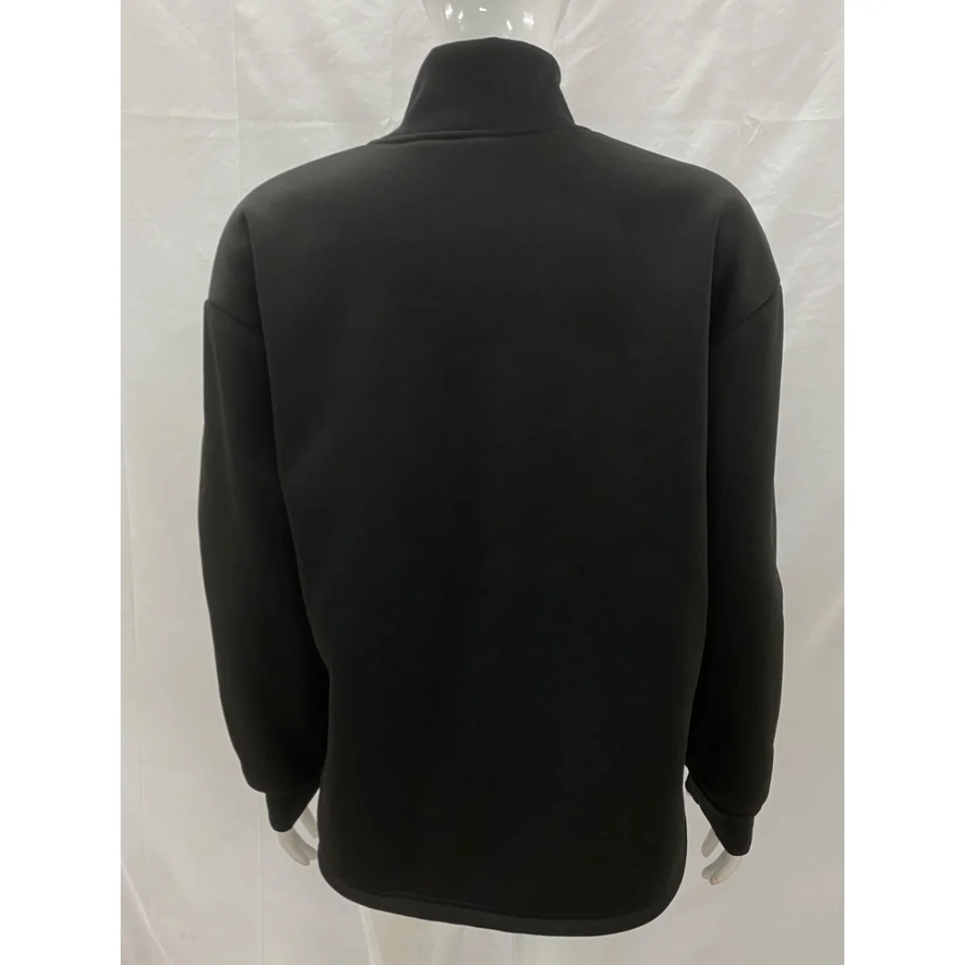 Gothic Trend Willow Nail Print Hoodie Casual Round Neck Warm Cardigan Hip Hop Street Wear For Emo Girls Men And Women