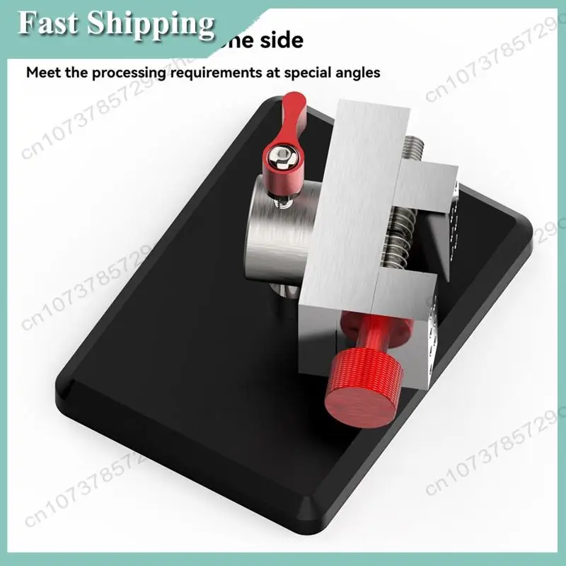 -A01R Stainless Steel Slide Rail Clamps Bench Vise 45° Adjustable Precision Model Making Tools For Modeling Bench