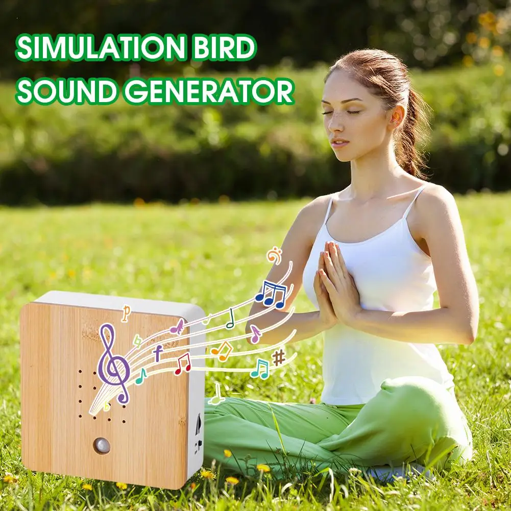 صندوق الصوت المحمول النقيق واضح صغير ذكي آلة الضوضاء الحيوانية محاكاة الموقد التلقائي استشعار الحركة