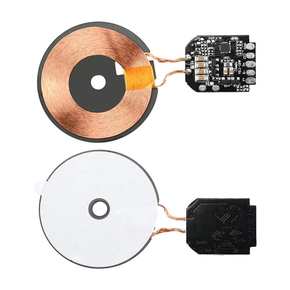

DC 5V/9V 5W/10W/15W Fast Wireless Charger Transmitter Module Coil Circuit Board Intelligent DIY Fast Charging Module for Phone
