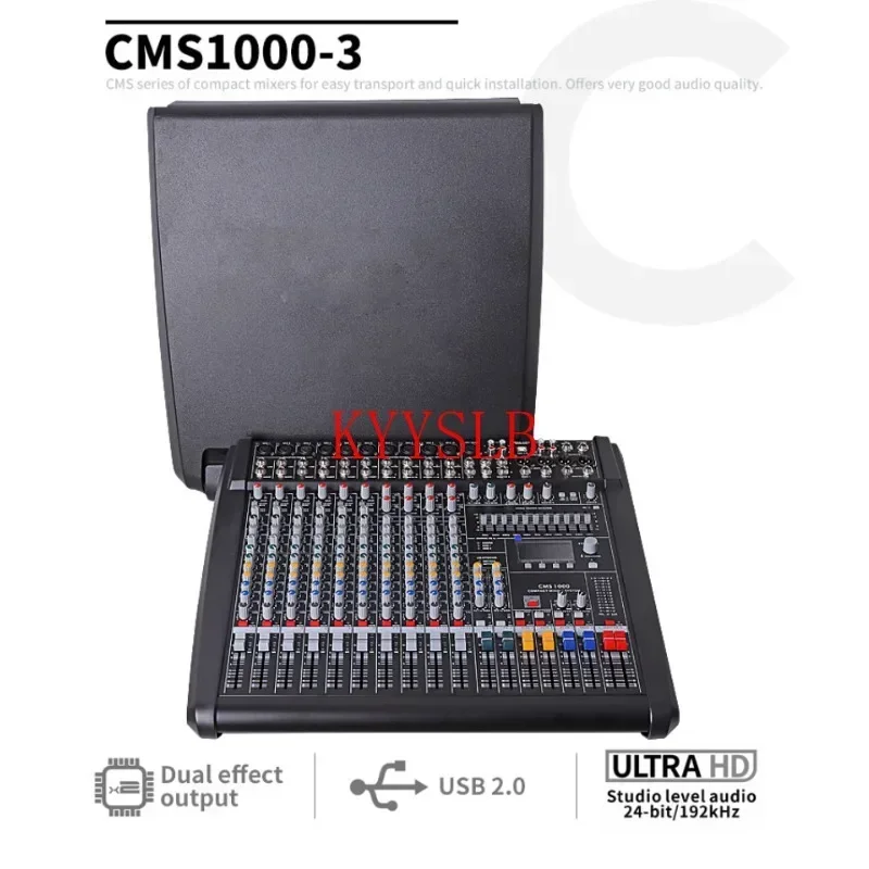 CMS1000-3 /CMS1600 Professional 10 Channel Audio Mixer Interface Sound Console Mixing for DJ Live Show Stage Performance