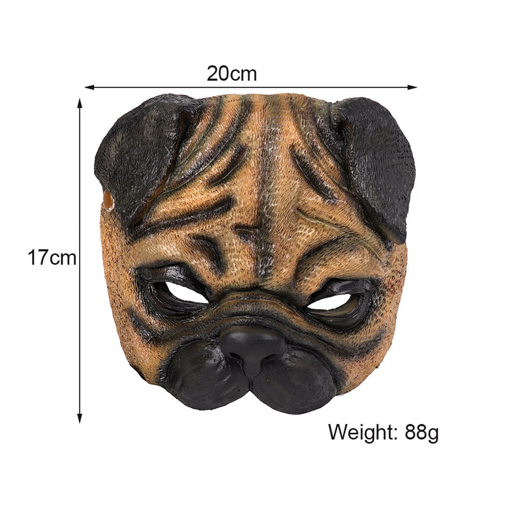 

Cover Halloween Mask Costumes Performance Dog Dress-up Props Novelty Adult Size Funny Special Creepy Design Color
