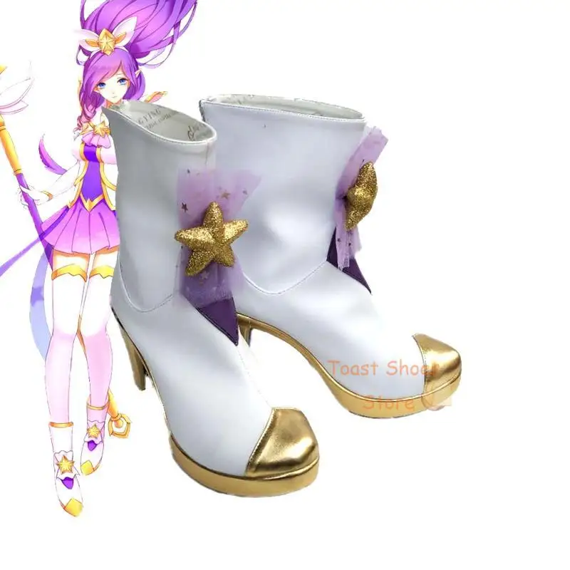 

Game League of Legends Jan'ahrem Cosplay High-heeled Shoes Comic Game for Con Halloween Party Cosplay Costume Prop Sexy Shoes