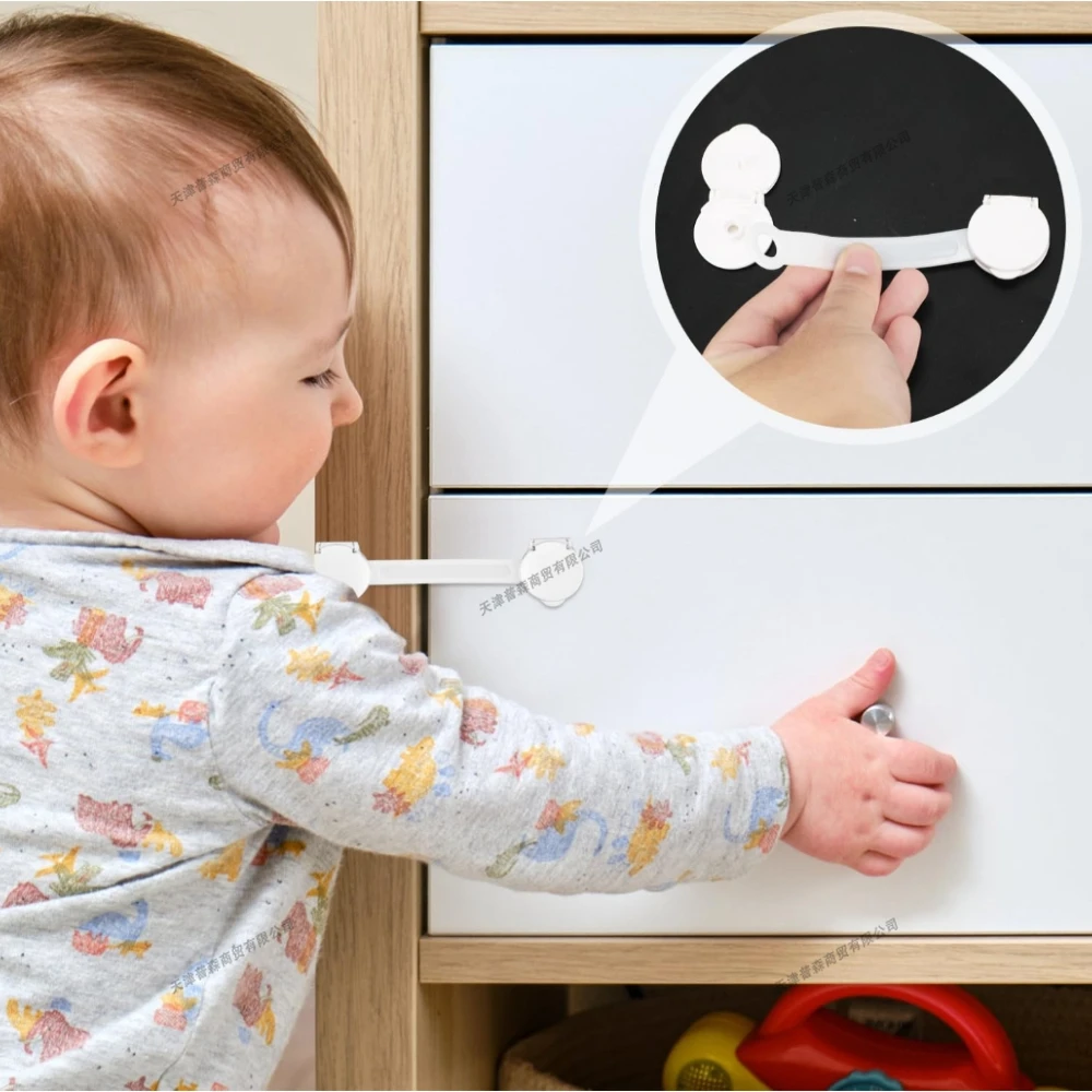 2/5PCS Cabinet Door Locks for Baby Proofing Child Safety Drawer Cupboards Fridge ClosetPantry Child Proof Latch for Protecting