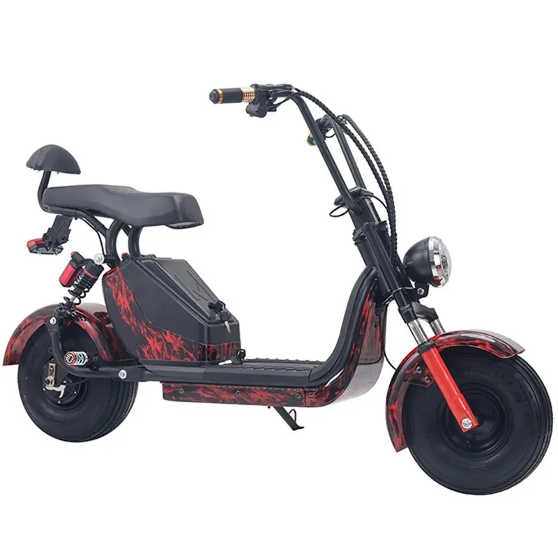 CityCoco 1500W Electric Scooter Adults Powerful Electric Vehicle 12ah Lithium Front Brake Digital 1000W Motor Options Available