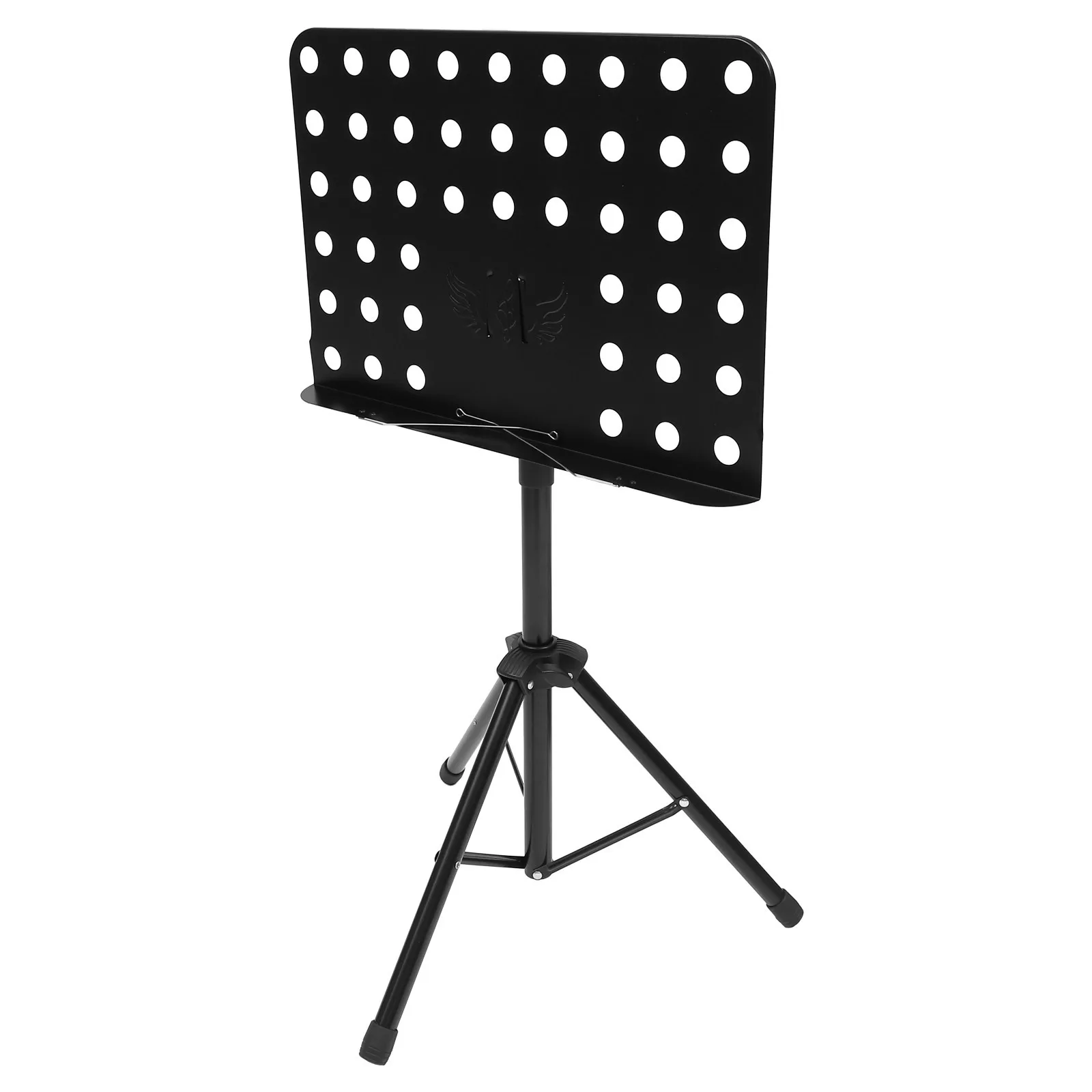 

1pc Foldable Stand Black Portable Adjustable Tabletop Sheet Music Holder For Violin Guitar Performance Music Accessories Tripod