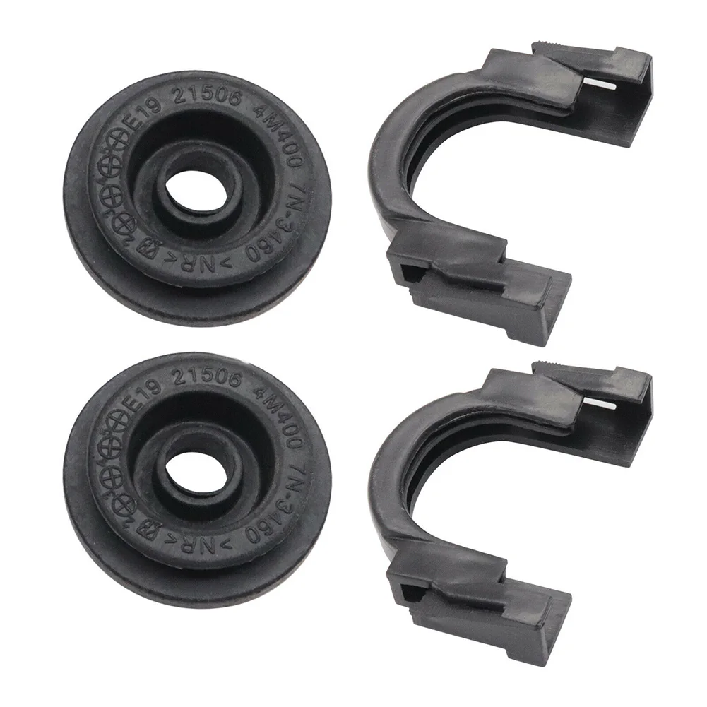 ABS Upper Radiator Mount Bracket & Bushing 2Set For Nissan For Rogue #21542-CA000 Parts Accessories Black