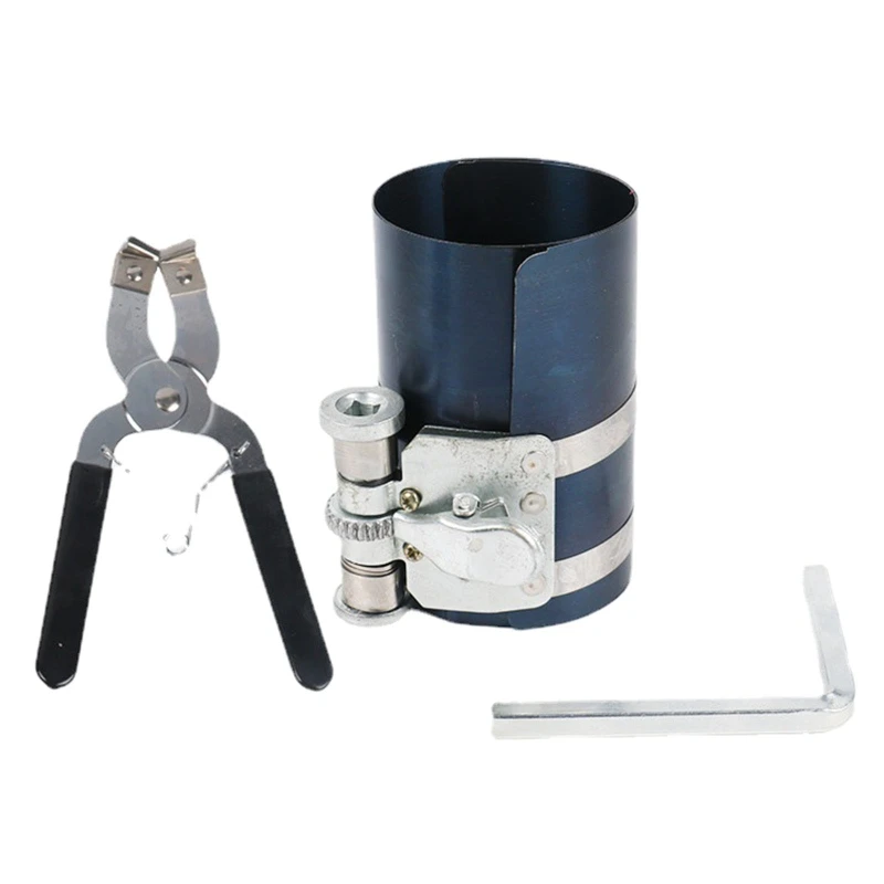 Compresor anillo pistón 3 pulgadas, instalador pistón trinquete ajustable, herramienta extracción, capacidad