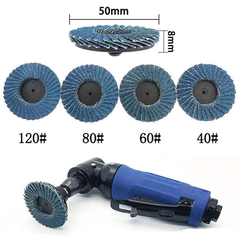 

2 Inch R-type Abrasive Disc Sanding Disc Roll Lock Surface Pad Polishing Sandpaper Quick Change Disc For Rotary Tool