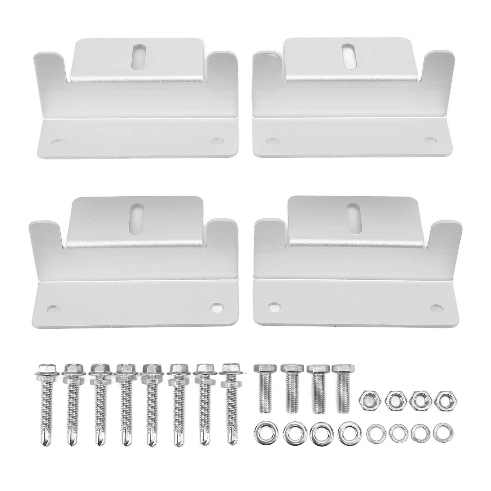 

Комплект креплений для солнечных панелей: набор для установки на плоскую крышу автодома, яхты, автобуса, автономных систем (без подключения к сети)