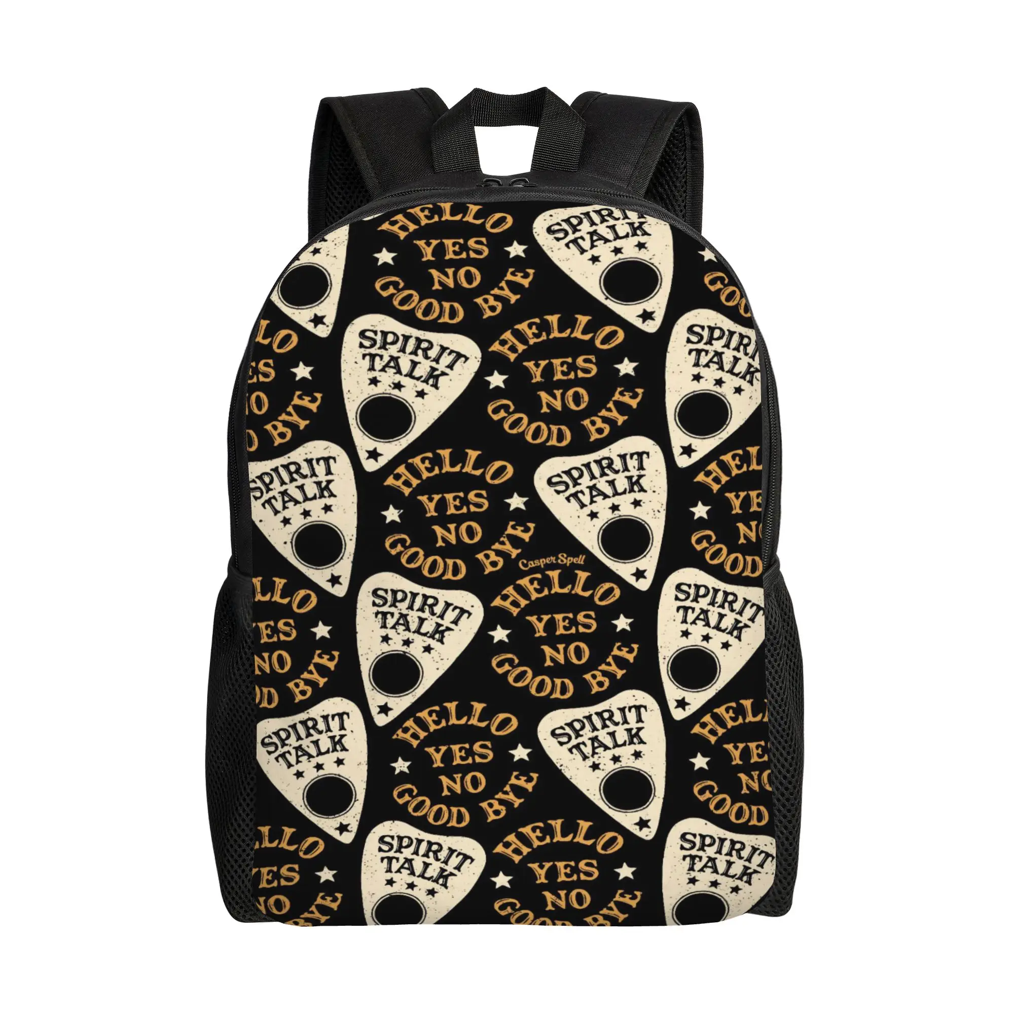 Spirit Ouija Board Casual Backpack Gift Student Work Mystical Daypack for Men Women Laptop Computer Canvas Bags