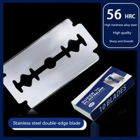 Razor blade Stainless steel double-sided blade German blade scraper Shaving eyebrows old-fashioned razor manual