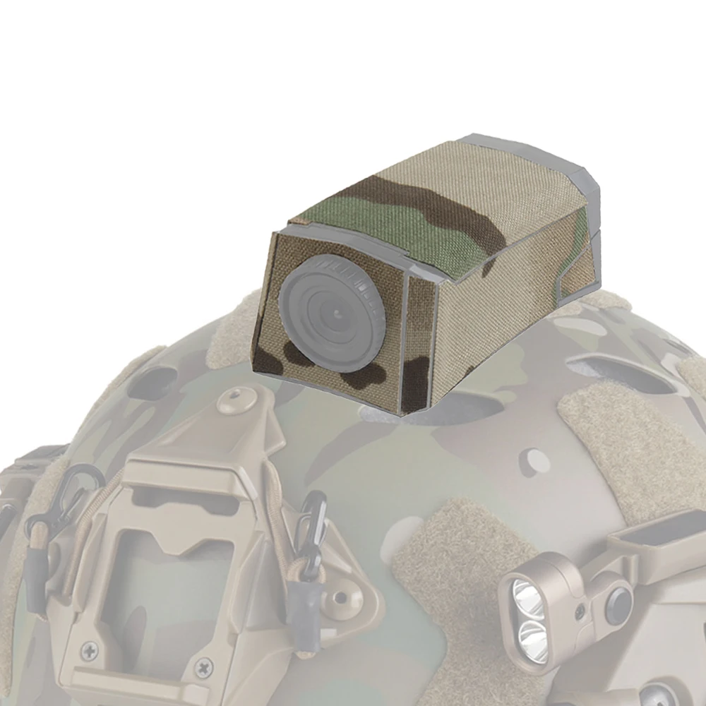 Tactical Camera Model Camouflage Magic Patch, Fast Helmet Hunting Outdoor Cycling CS Game Helmet Camera Wrap MAGIC TAPE