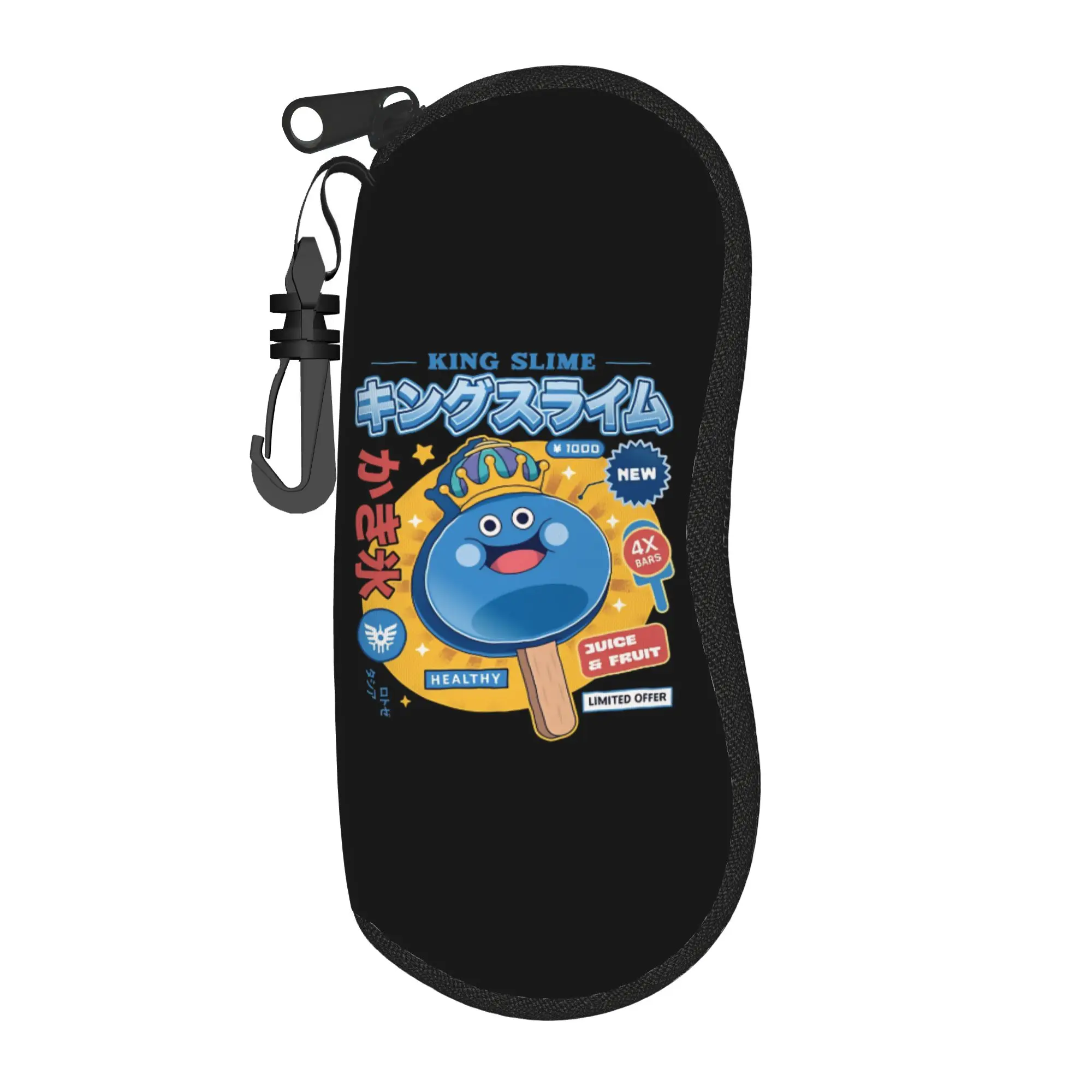 Dragon Quest slime Merchandise Glasses Case for Women Men Fashion Zipper  Sunglasses Storage Box Charming Glasses Box