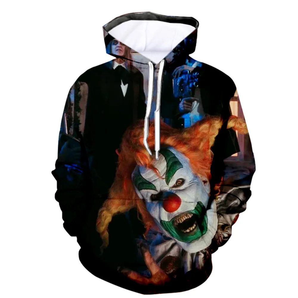 

New 3D Printing Hallowmas Fashion Men Women Tracksuits Crewneck Hoodies Plus Size S-7XL Harajuku Four Seasons Casual