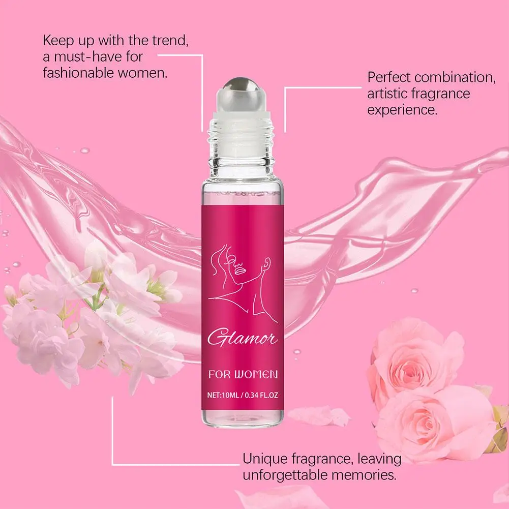 Perfume de rosas para hombres y mujeres, fragancia duradera Roll-On para mujeres, elegante y fresco para crear un Perfume de nicho, atmósfera de citas