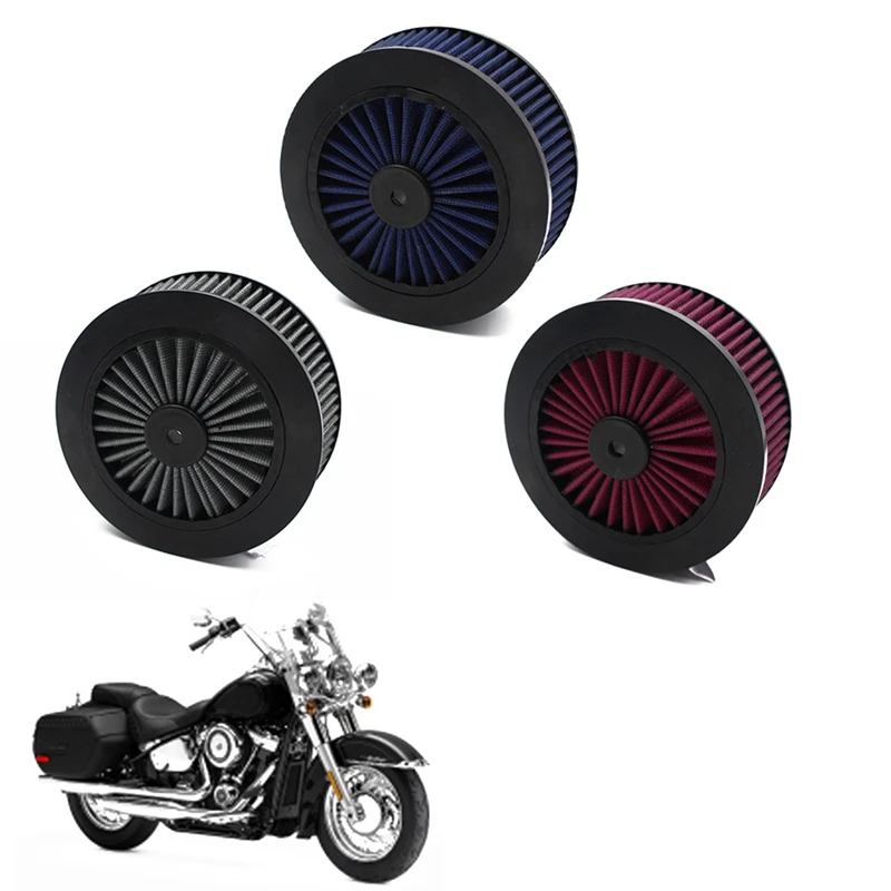 0206-0091 Motorcycle Air Cleaner Intake Filter For Design Venturi Motorcycle Accessories