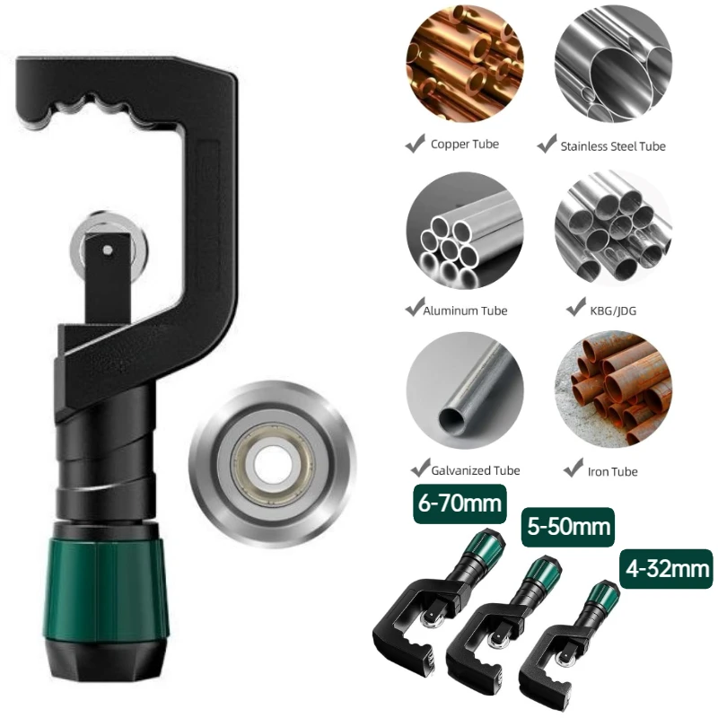 1Pc Pipe Cutter Tool Heavy Duty with Deburring Tool Pipe Reamer Sharp Copper Speed Copper PVC Pipes Thin Stainless Steel Tube