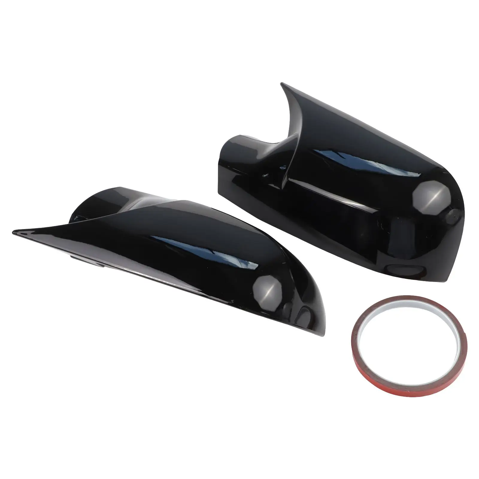 

Для Megane II зеркальный чехол, модификация автомобиля, техническое обслуживание автомобиля, защитный чехол для зеркала на крыло, глянцевая черная отделка