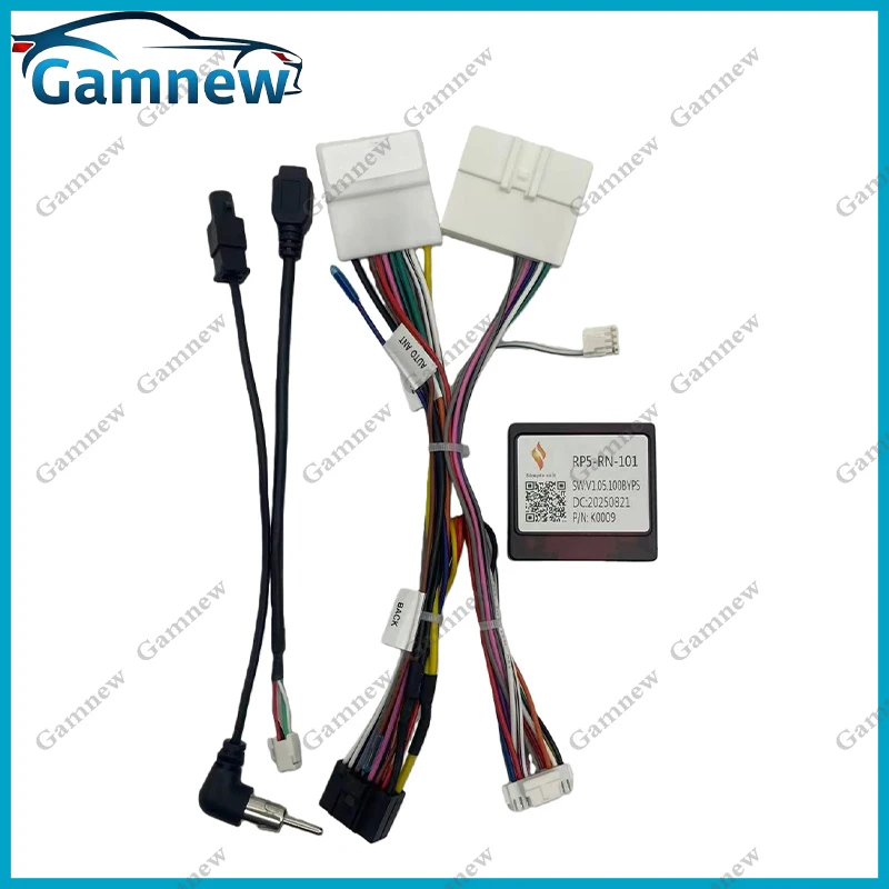 Car 16pin Wiring Harness Adapter Canbus Box Decoder For Renault Captur Clio 4 Opel Vivaro B RP5-RN-101