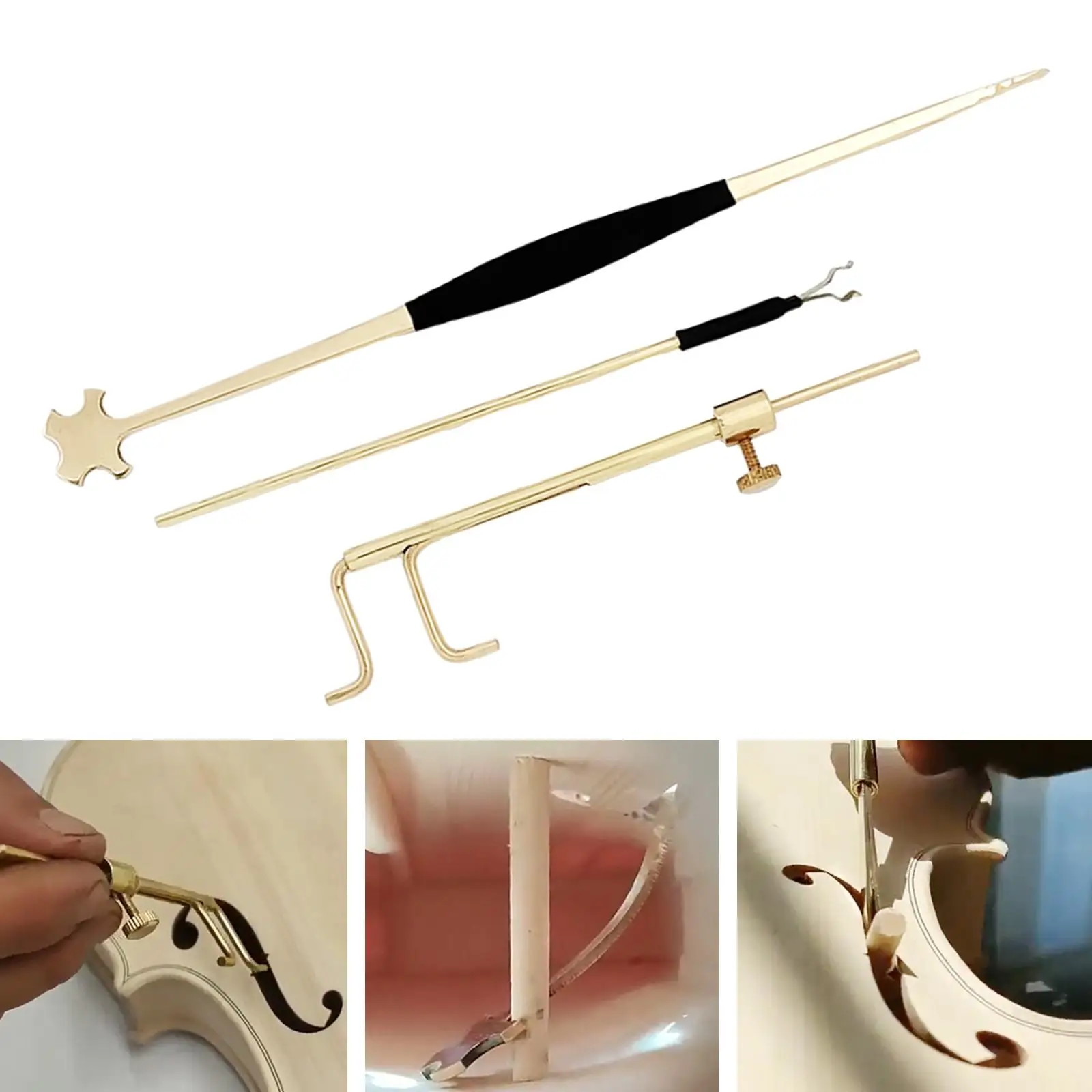 مجموعة أدوات إصلاح Luthier أداة عمود صوت الكمان لحفلات الجولات والحفلات الموسيقية