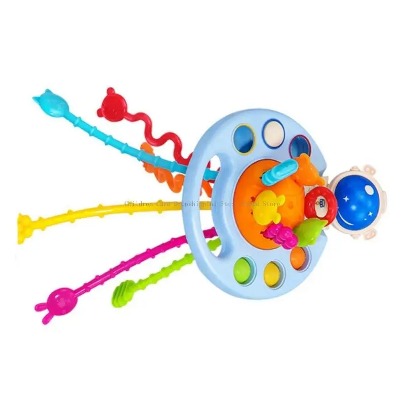 여행 및 가정용으로 이상적인 모터 연습을위한 밝은 플라스틱 감각 장난감