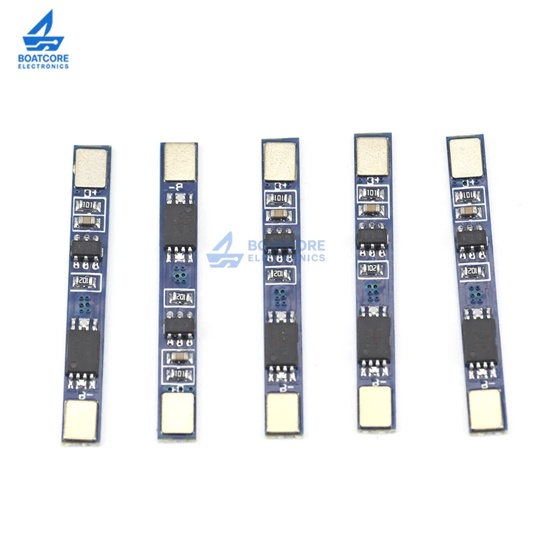 5PCS Single Cell 3.2V LiFePO4 Battery Protection Board 2.5A Current Limit Spot Welding Pads