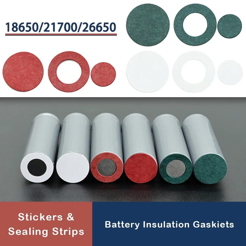 

Insulation Gasket 18650 21700 26650 Li-ion Battery Pack Cell Barley Adhesive Paper Glue Fish Electrode Insulated Pads