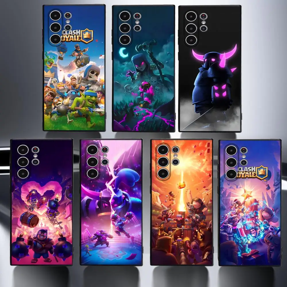 Game Clash of Clans Phone Case for Samsung S series s20 s21 s22 s23 s24 FE Plus Ultra TPU Soft to Skin-friendly case