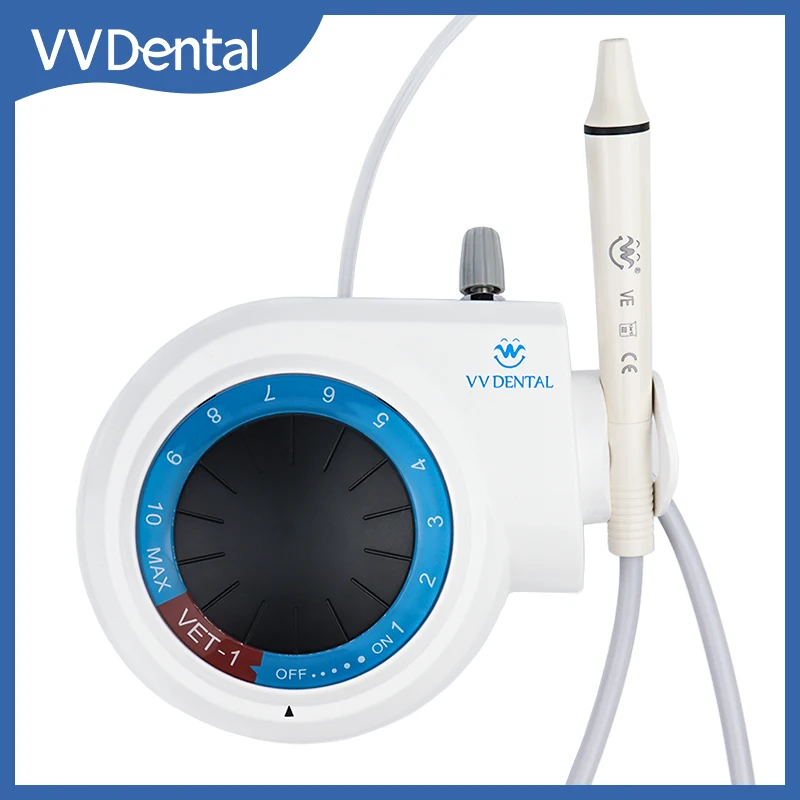 

NEW VVDental VET-1 Ultrasonic Dental Scaler Oral Cleaning Dental Perio Scaling With Handpiece Tip Materiale Dental Instruments