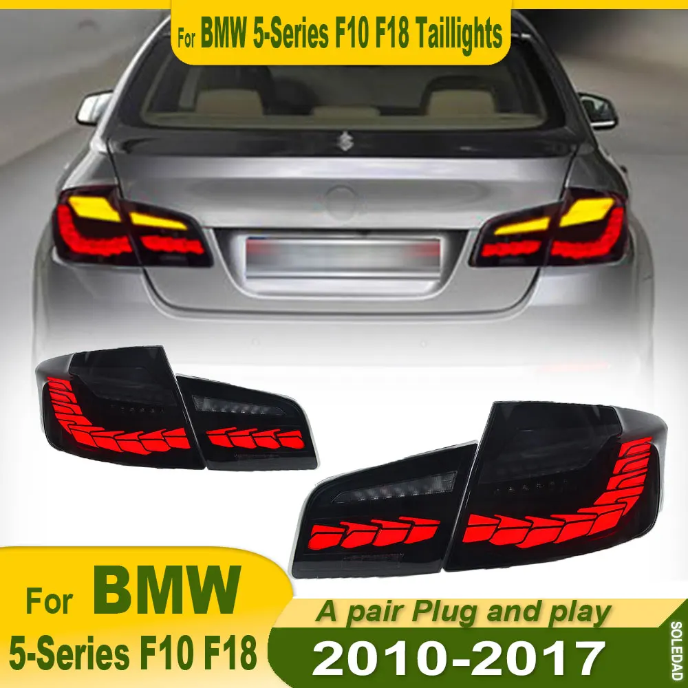 For BMW 5 Series F10 F18 M5 520i 530i 535i 540i 528i xDrive 2010-2017 Taillamp Taillight Rear Lamps Full LED Dynamic Tail Lights